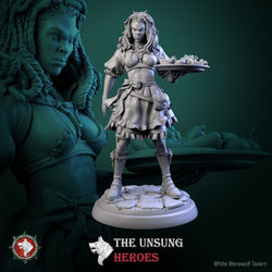 Alehouse Maids Miniature Set – Fantasy Tavern NPCs & Bust (ONLINE ORDER ONLY)