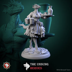 Alehouse Maids Miniature Set – Fantasy Tavern NPCs & Bust (ONLINE ORDER ONLY)