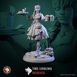 Alehouse Maids Miniature Set – Fantasy Tavern NPCs & Bust (ONLINE ORDER ONLY)
