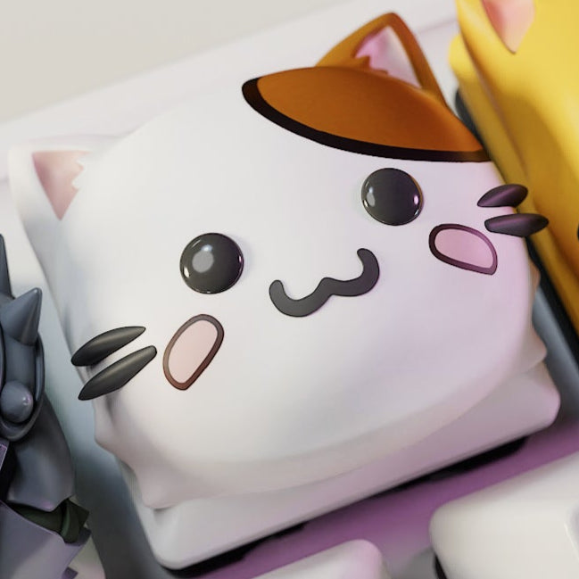 Alphonse and Cats - Fullmetal Alchemist - Keyboard Keycaps (ONLINE ORDER ONLY)