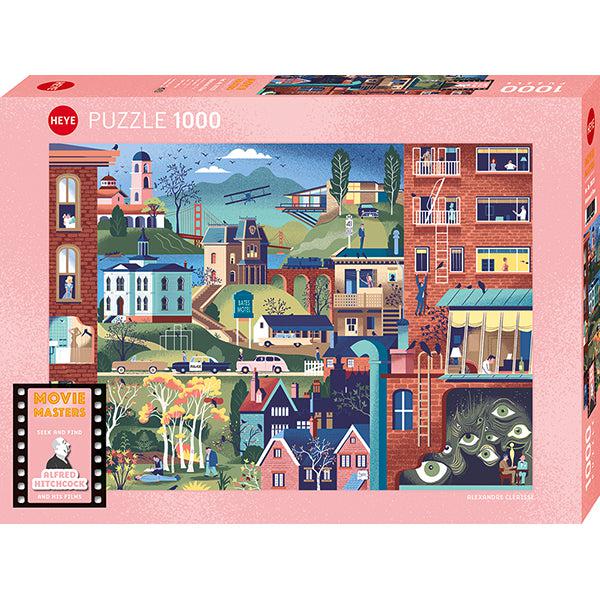 Alfred Hitchcock Films Movie Masters 1000 Piece Jigsaw Puzzle Heye (ONLINE ORDER ONLY)