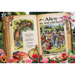 Alice in Wonderland Once Upon a Time 100 Large Piece Jigsaw Puzzle Cobble Hill