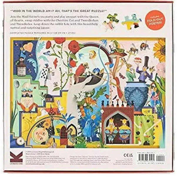Alice's Wonderland 1000 Piece Jigsaw Puzzle Laurence King (ONLINE ORDER ONLY)
