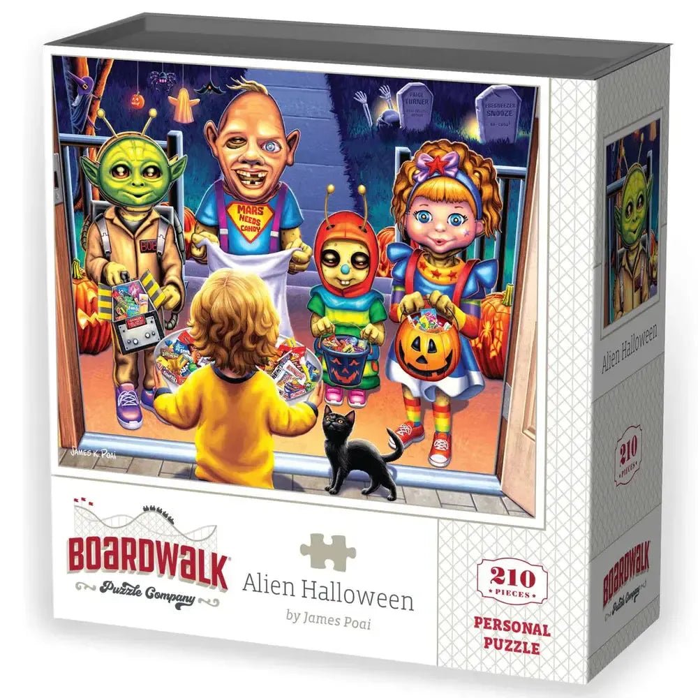 Alien Halloween 210 Piece Jigsaw Puzzle Boardwalk (ONLINE ORDER ONLY)