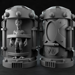 3D Printed Nafarrate Alien Capsule Set Space Orcs 28 32 mm D&D (Online Only)