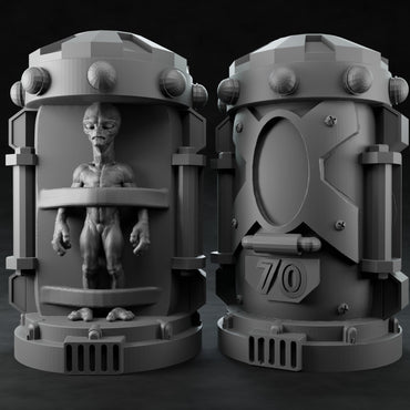 3D Printed Nafarrate Alien Capsule Set Space Orcs 28 32 mm D&D (Online Only)