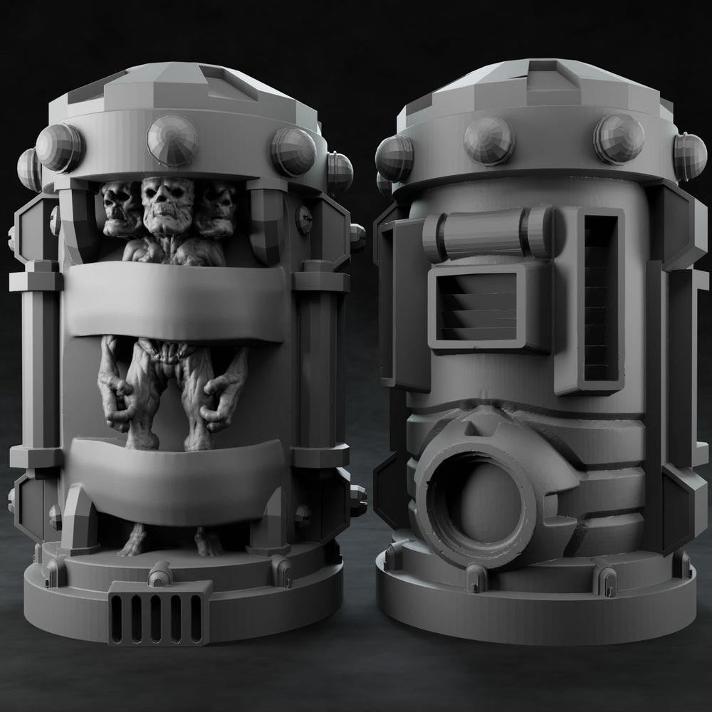 3D Printed Nafarrate Alien Capsule Set Space Orcs 28 32 mm D&D (Online Only)