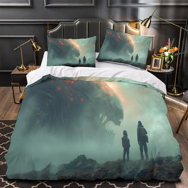 Alien Romulus Bedding Set Pattern Quilt Cover Without Filler (Online Order Only)