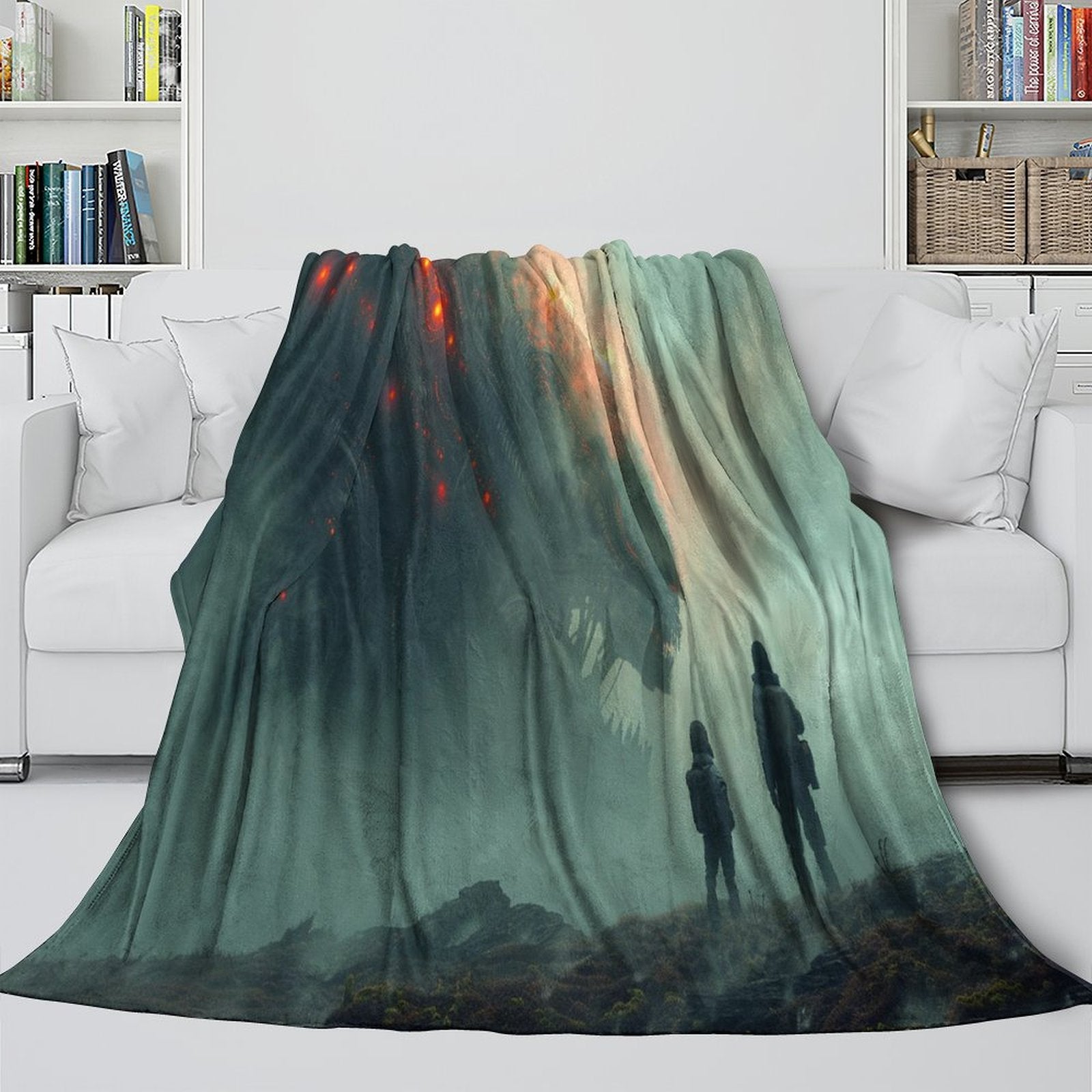 Alien Romulus Blanket Flannel Fleece Throw Room Decoration (Online Order Only)