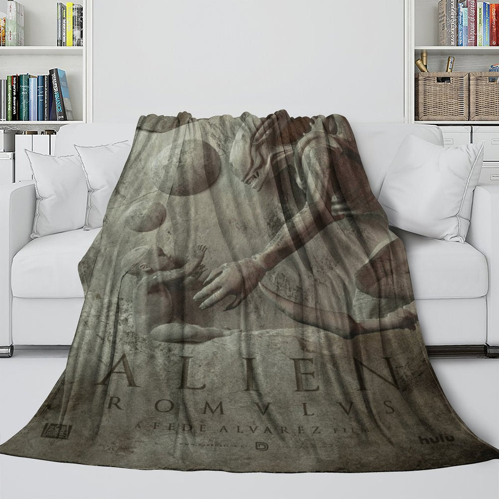 Alien Romulus Blanket Flannel Fleece Throw Room Decoration (Online Order Only)