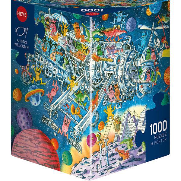 Aliens Welcome 1000 Piece Jigsaw Puzzle Heye (ONLINE ORDER ONLY)