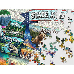 All American Attractions 1000 Piece Jigsaw Puzzle Springbok
