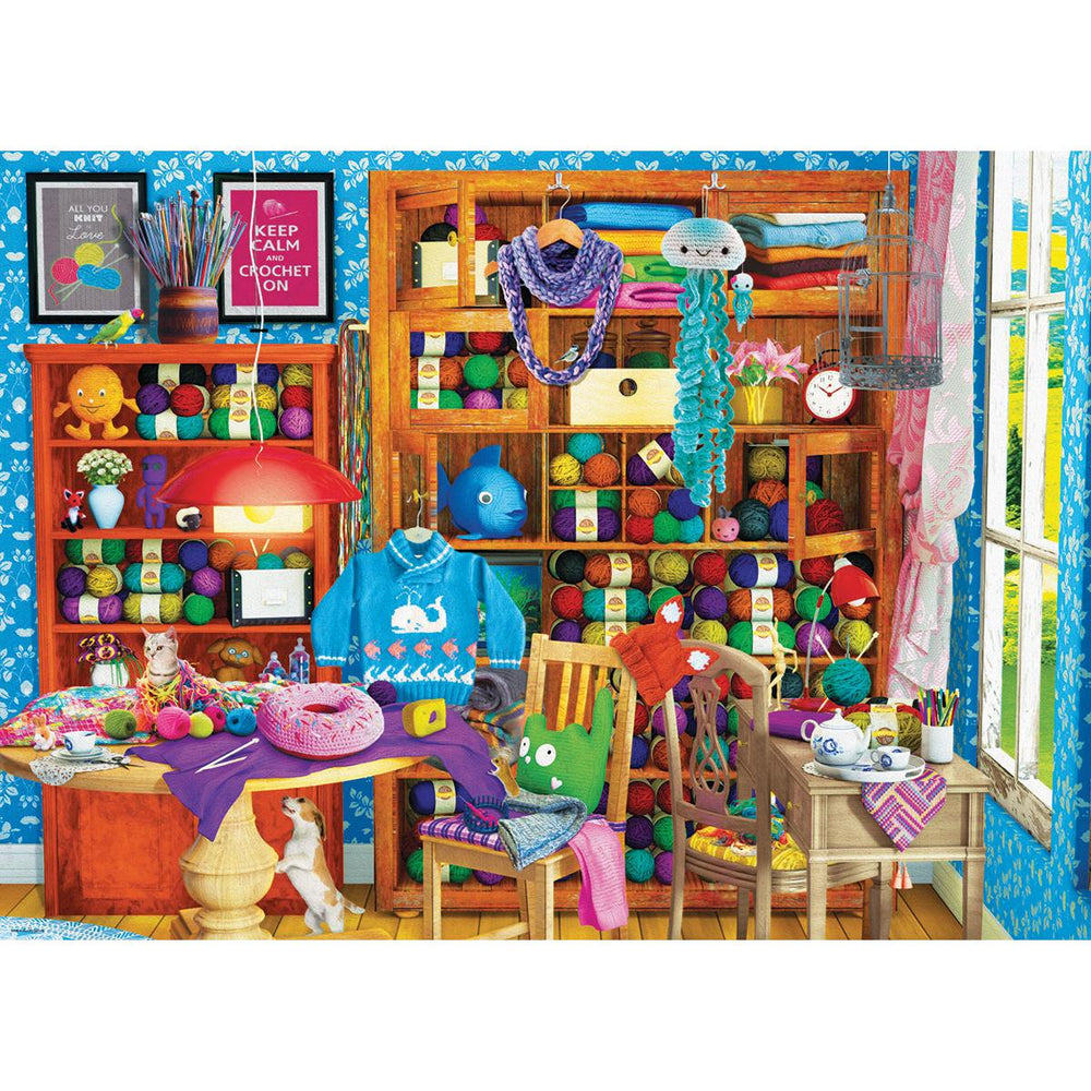 All You Knit is Love 1000 Piece Jigsaw Puzzle Eurographics