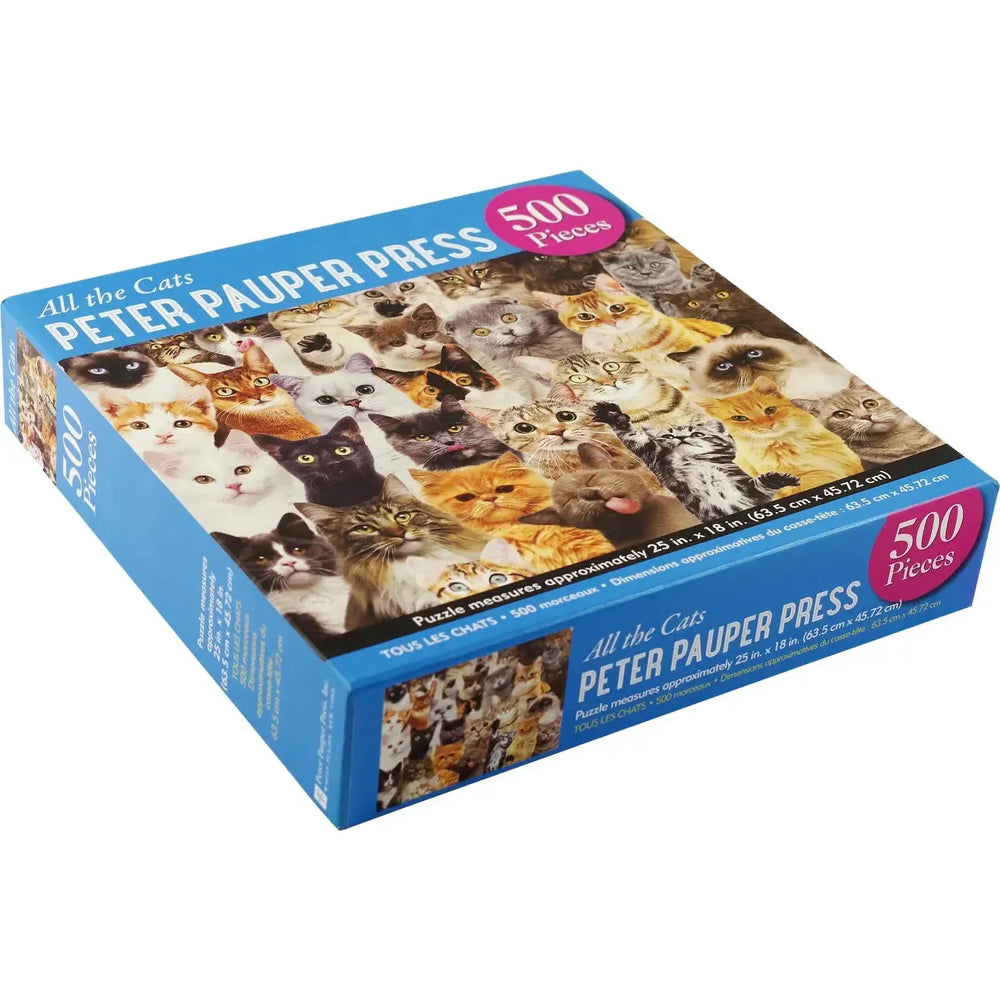 All the Cats 500 Piece Jigsaw Puzzle Peter Pauper