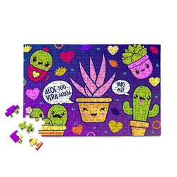 Aloe You Vera Much Plant Love 150 Piece Mini Jigsaw Puzzle Micro Puzzles