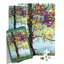 Along the River 500 Piece Premium Jigsaw Puzzle Art & Fable