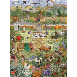 Alphabet Garden by Gale Pitt 1000 Piece Jigsaw Puzzle Pomegranate