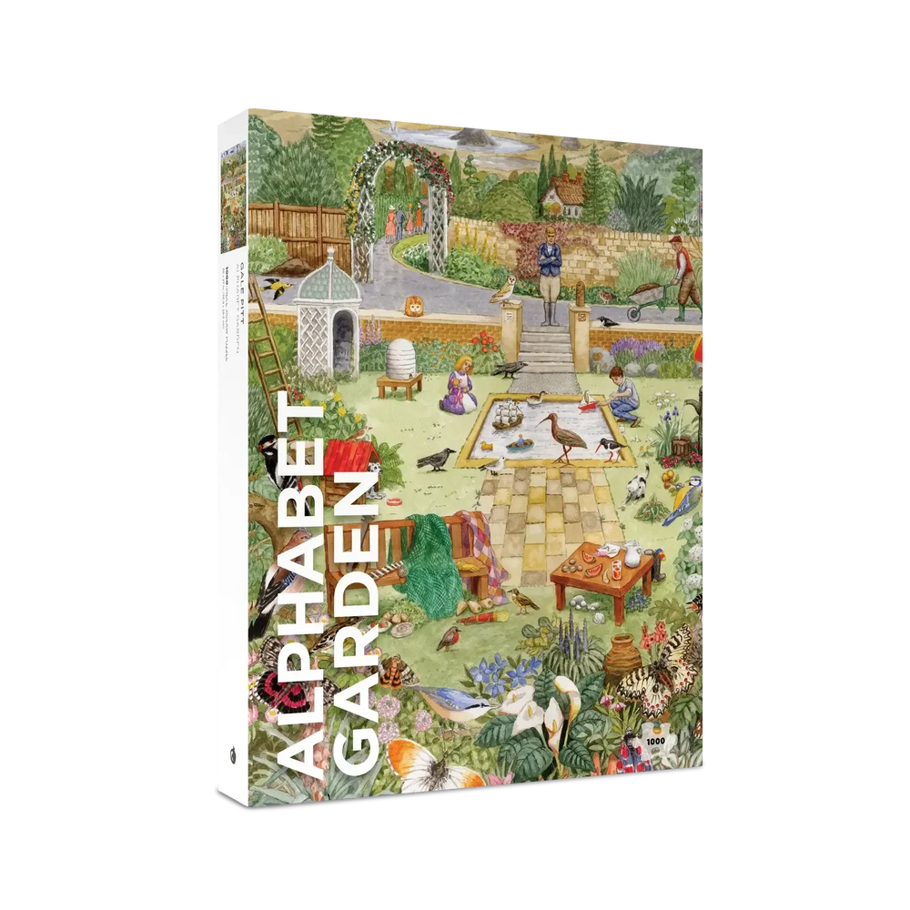 Alphabet Garden by Gale Pitt 1000 Piece Jigsaw Puzzle Pomegranate