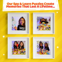 Alphabets Spy 48 Piece Floor Jigsaw Puzzle with Flashcards & Magnifying Glass (ONLINE ORDER ONLY)