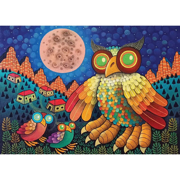 Alpine Owls 500 Piece Premium Jigsaw Puzzle Art & Fable (ONLINE ORDER ONLY)