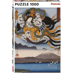 Amaterasu the Goddess of the Sun on Mt Fugi 1000 Piece Jigsaw Puzzle Piatnik (ONLINE ORDER ONLY)