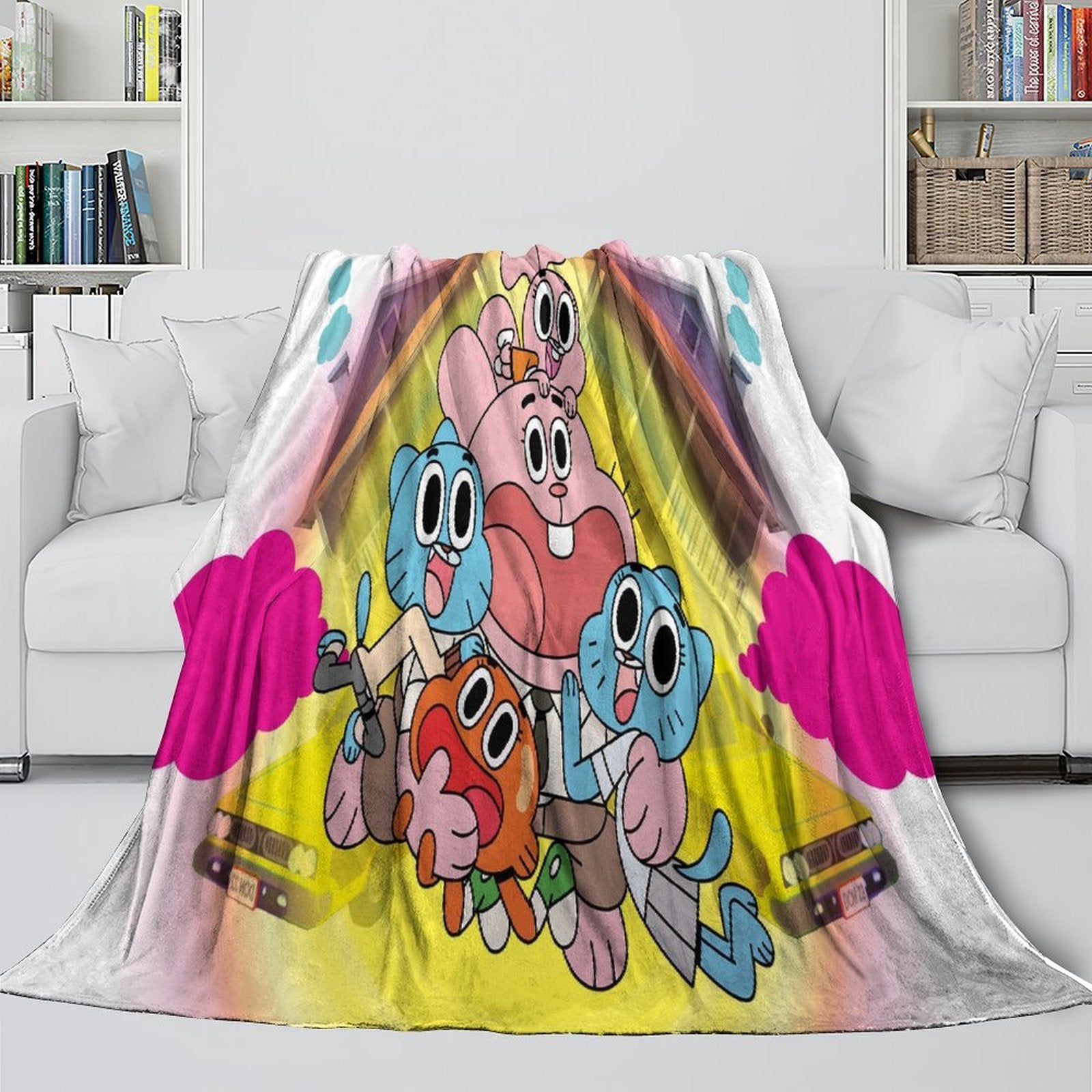 Amazing World of Gumball Blanket Flannel Throw Room Decoration (ONLINE ORDER ONLY)