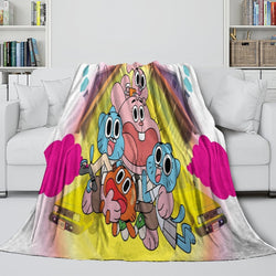 Amazing World of Gumball Blanket Flannel Throw Room Decoration (ONLINE ORDER ONLY)