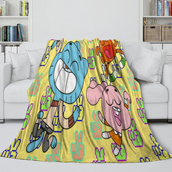 Amazing World of Gumball Blanket Flannel Throw Room Decoration (ONLINE ORDER ONLY)