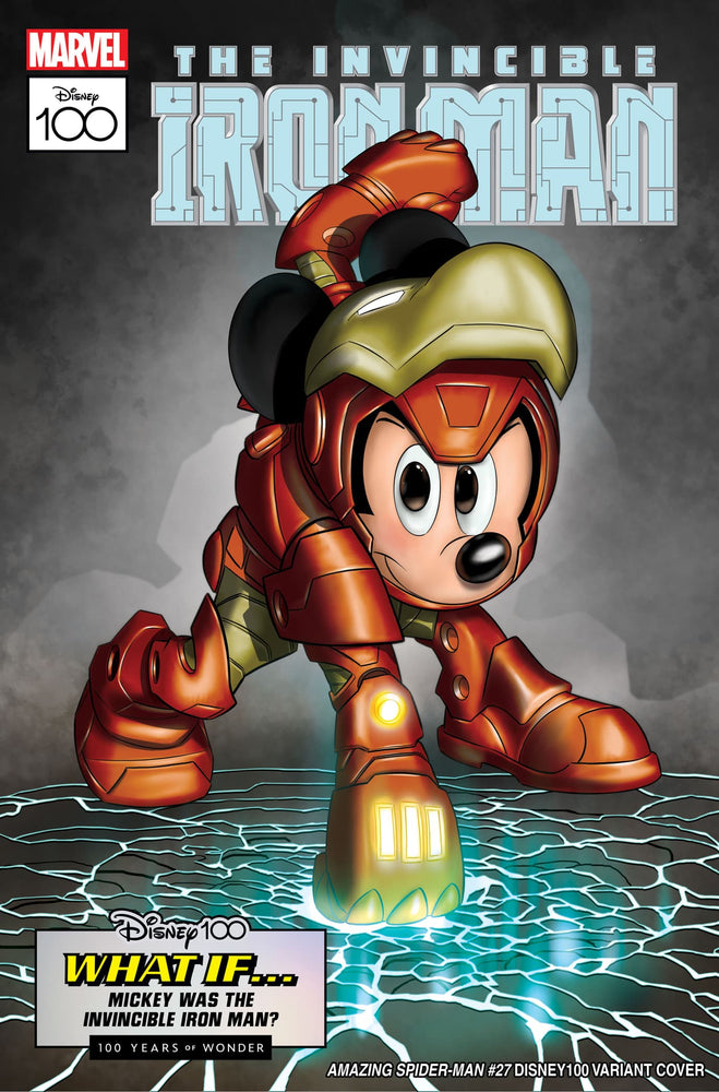 Amazing Spider-Man #27 Disney 100 Claudio Sciarrone Iron Man 1 Homage Variant (06/14/2023) Marvel (ONLINE ORDER ONLY)