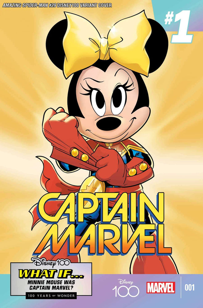 Amazing Spider-Man #29 C Disney 100 Giada Perissinotto Captain Marvel 1 Homage Variant (07/12/2023) Marvel (ONLINE ORDER ONLY)