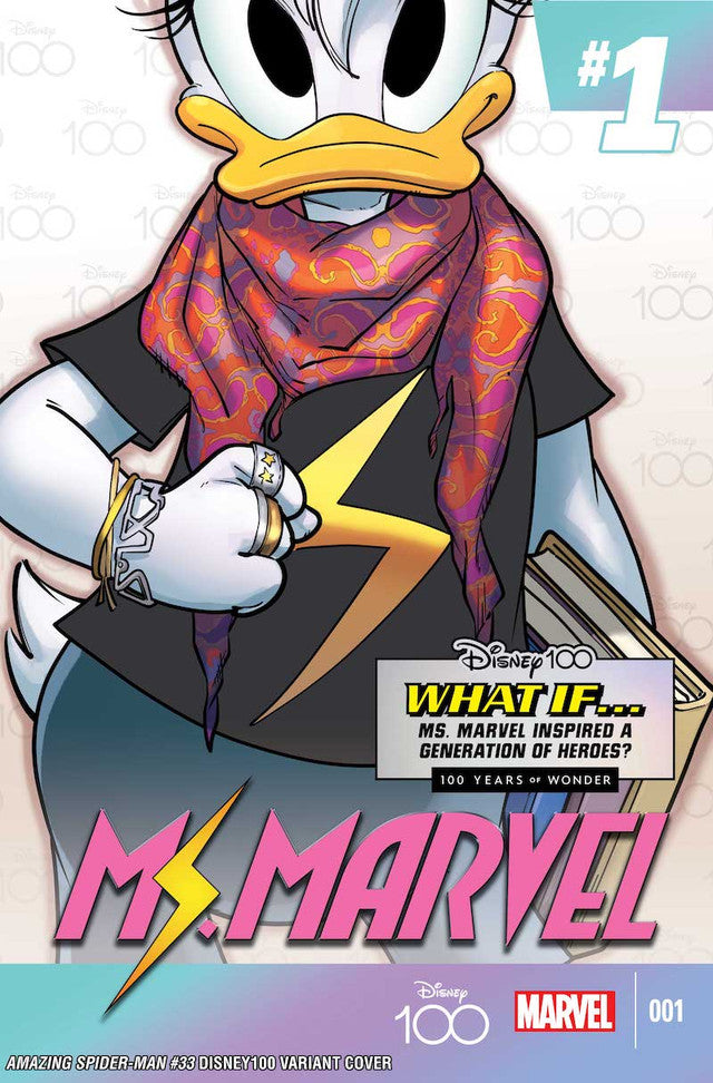 Amazing Spider-Man #33 Disney 100 Giada Perissinotto Ms Marvel 1 Homage Variant (09/06/2023) Marvel (ONLINE ORDER ONLY)