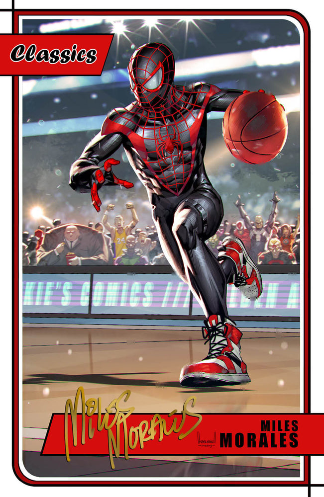 Amazing Spider-Man #68 Kael Ngu Miles Morales Classic Basketball Card Variant (06/16/2021) Marvel (ONLINE ORDER ONLY)