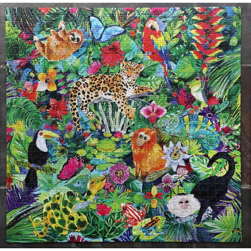 Amazon Rainforest 1000 Piece Jigsaw Puzzle eeBoo (ONLINE ORDER ONLY)