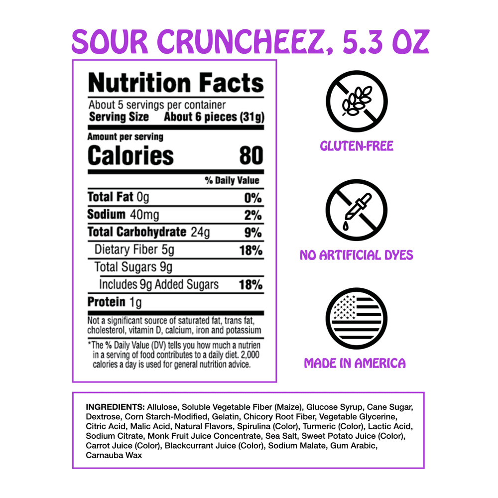 Gummy Cruncheez, Share Size (Online Only)