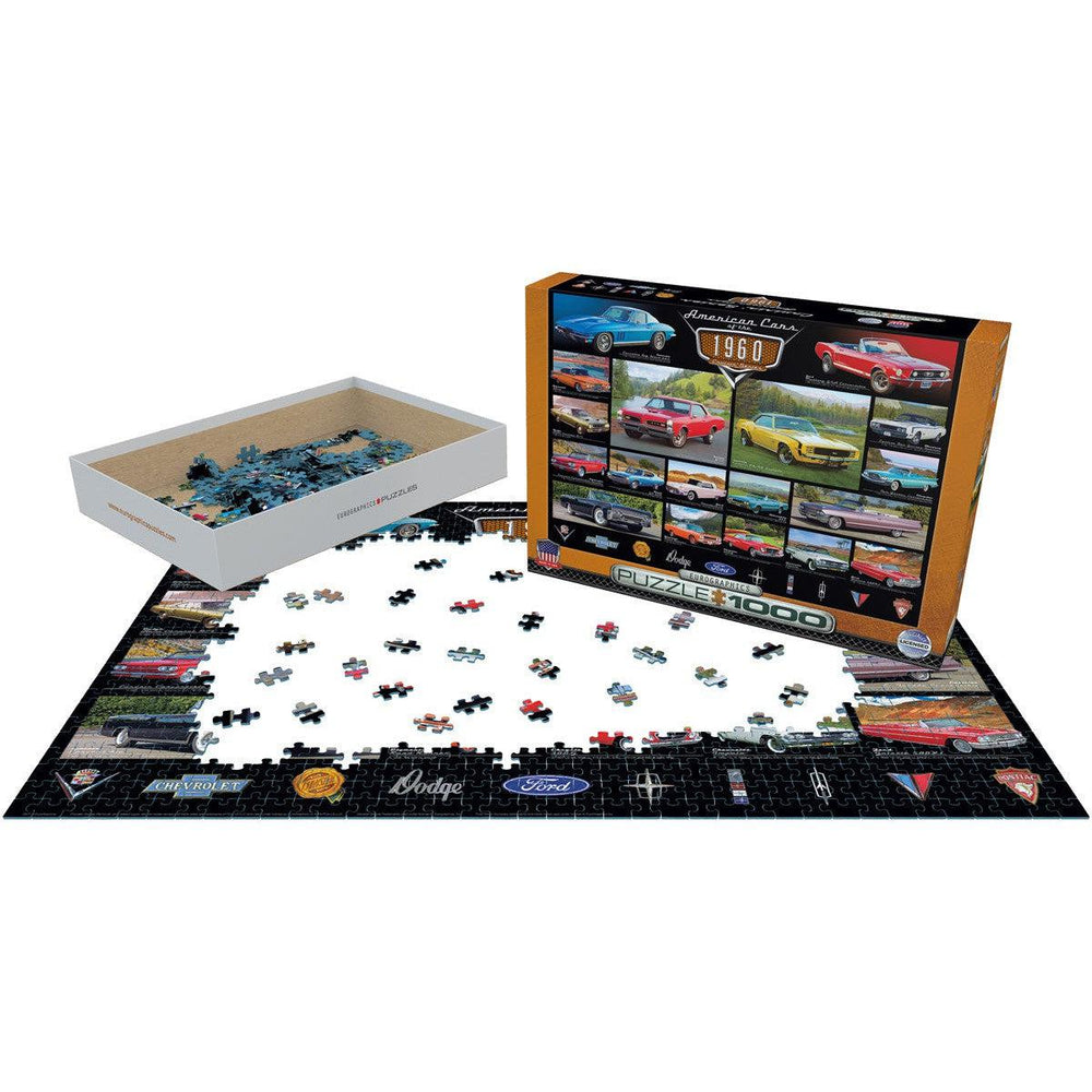 American Cars of the 1960s 1000 Piece Jigsaw Puzzle Eurographics (ONLINE ORDER ONLY)