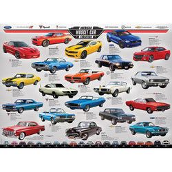 American Muscle Car Evolution 1000 Piece Jigsaw Puzzle Eurographics (ONLINE ORDER ONLY)