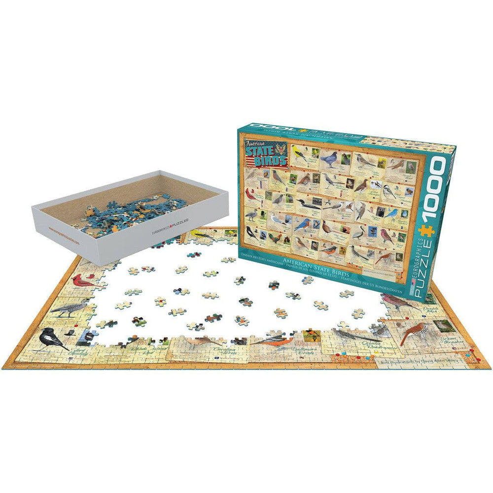 American State Birds 1000 Piece Jigsaw Puzzle Eurographics (ONLINE ORDER ONLY)