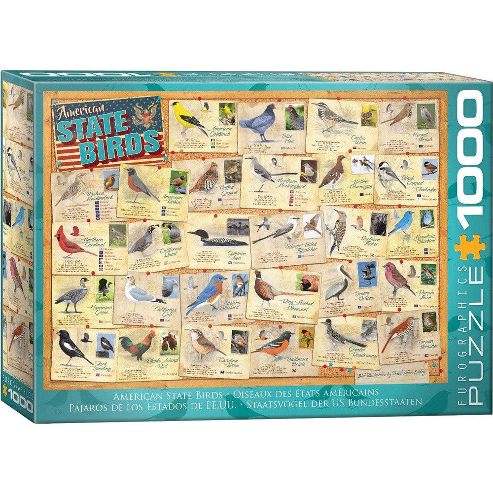 American State Birds 1000 Piece Jigsaw Puzzle Eurographics (ONLINE ORDER ONLY)