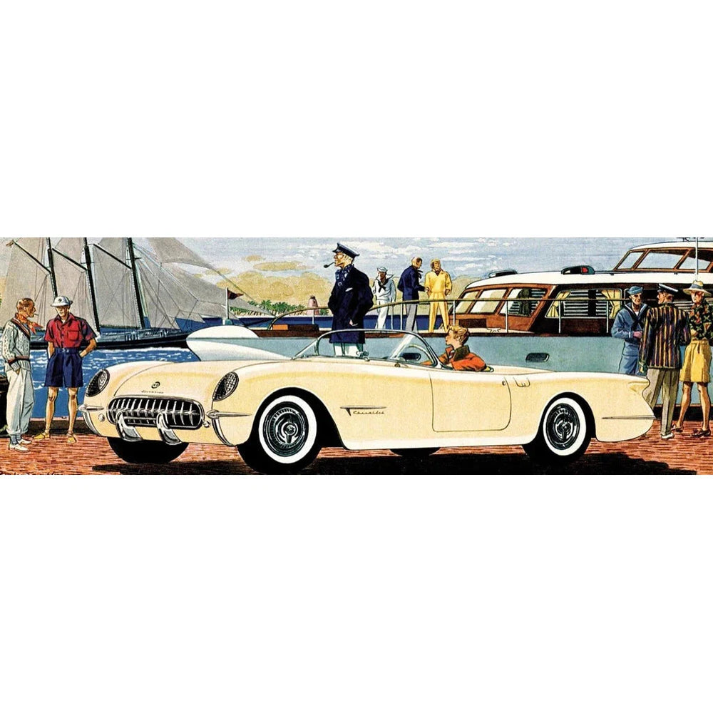 America's Sports Car 750 Piece Panoramic Jigsaw Puzzle NYPC (ONLINE ORDER ONLY)