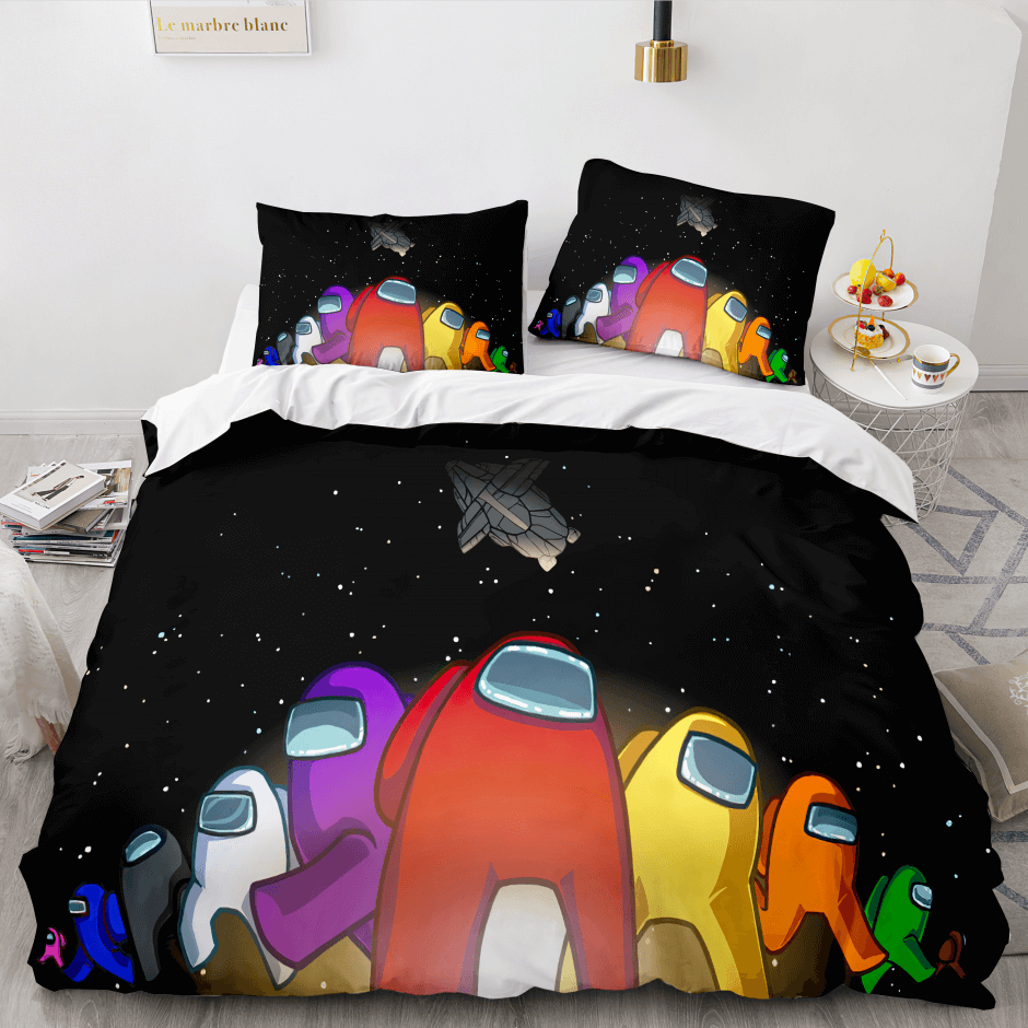 Among Us Bedding Set Duvet Cover Bed Sets (Online Order Only)