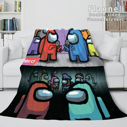 Among Us Flannel Fleece Blanket (Online Order Only)
