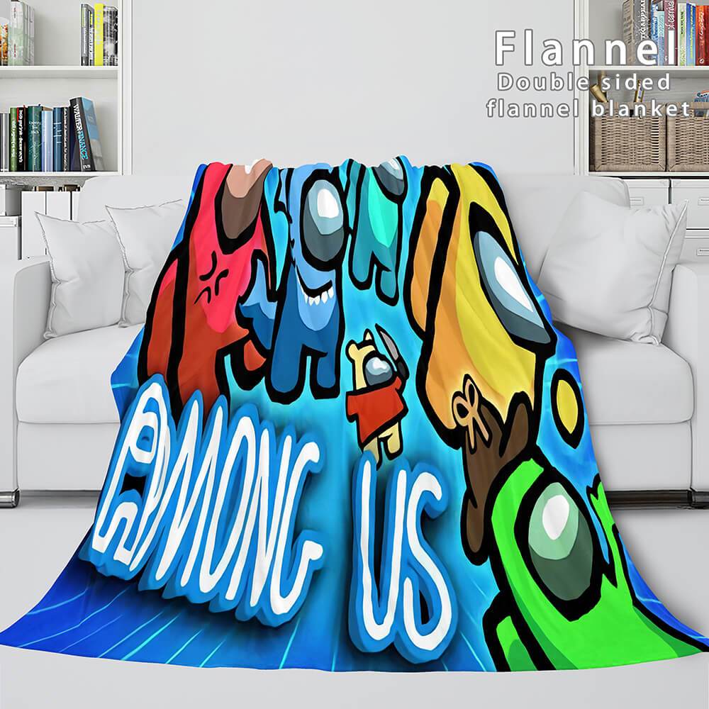 Among Us Flannel Fleece Blanket (Online Order Only)