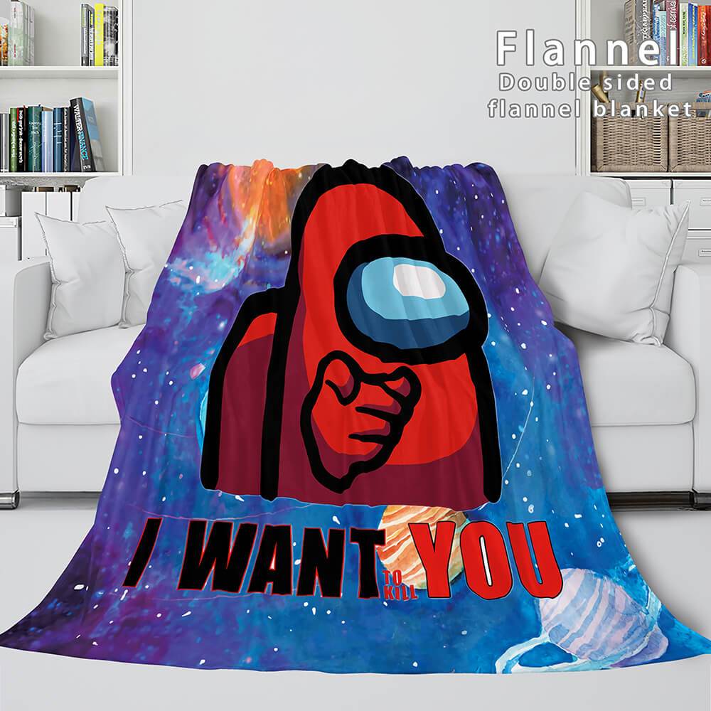 Among Us Flannel Fleece Blanket (Online Order Only)