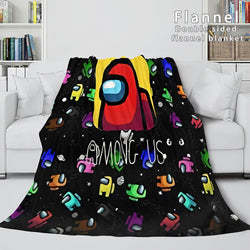 Among Us Soft Flannel Blanket Fleece Throw Blanket Bedding Sets (Online Order Only)