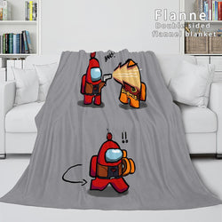Among Us Flannel Fleece Blanket (Online Order Only)