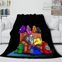 Among Us Flannel Fleece Blanket (Online Order Only)