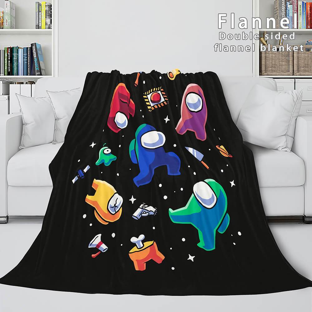 Among Us Flannel Fleece Blanket (Online Order Only)
