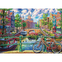 Amsterdam Canal 1000 Piece Jigsaw Puzzle Cobble Hill (ONLINE ORDER ONLY)