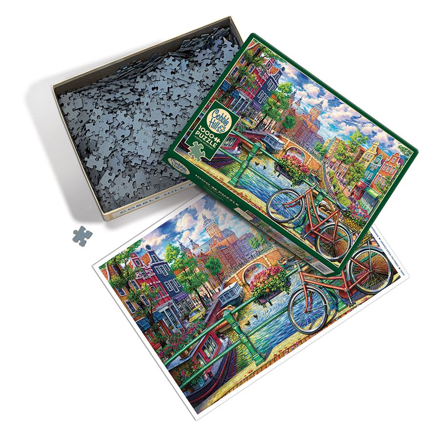 Amsterdam Canal 1000 Piece Jigsaw Puzzle Cobble Hill (ONLINE ORDER ONLY)