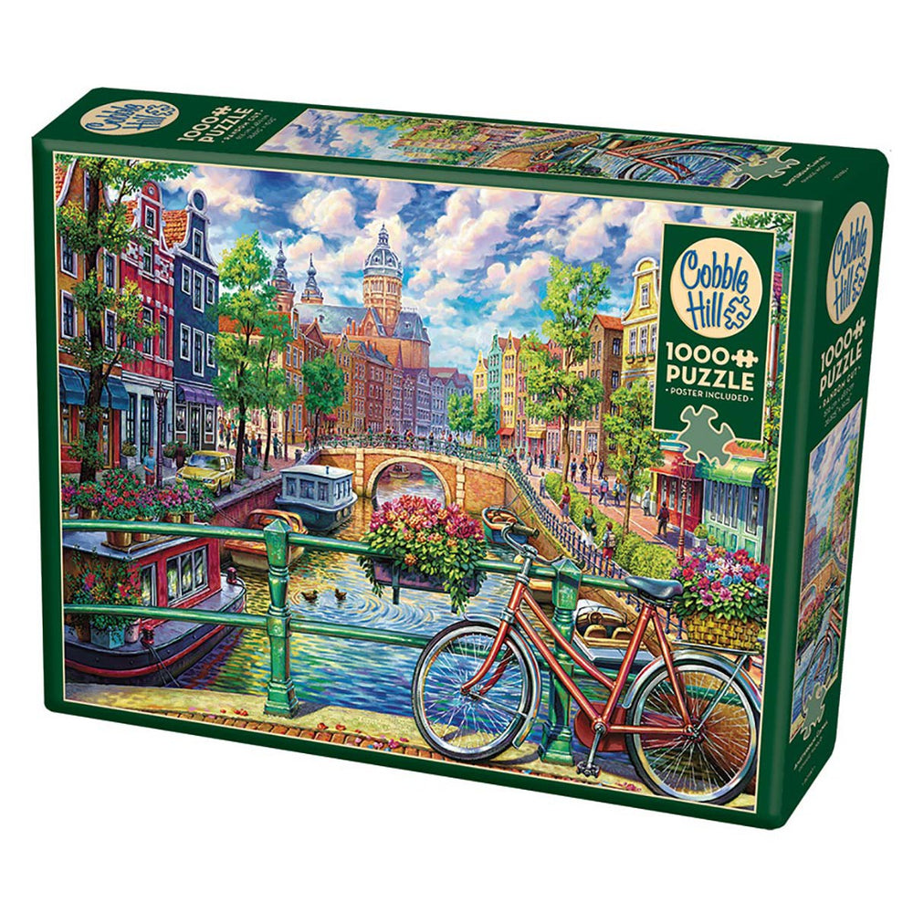 Amsterdam Canal 1000 Piece Jigsaw Puzzle Cobble Hill (ONLINE ORDER ONLY)